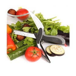 Нож-ножницы с разделочной доской 2 в 1 KNIFE CUTTING BOARD (уценка)