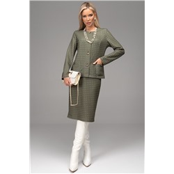 Костюм Шанель (зелёный)