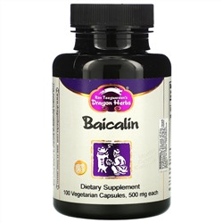Dragon Herbs, Baicalin, 500 mg, 100 Vegetarian Capsules
