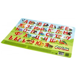 Настольное покрытие для труда 43х32 см "АЛФАВИТ" пластик НПКМА3-А Каляка-Маляка