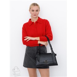 Сумка женская кожаная 2389Y black Polina&Eiterou