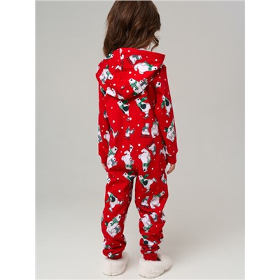 Пижама-комбинезон трикотажная унисекс для детей