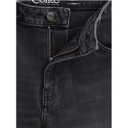 Прямой крой CONTE CON-716 Джинсы straight из eco-friendly денима с необработанным краем