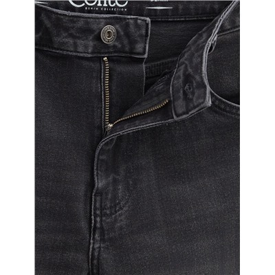 Прямой крой CONTE CON-716 Джинсы straight из eco-friendly денима с необработанным краем