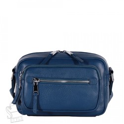 Сумка женская кожаная 3229Q blue Polina&Eiterou/30