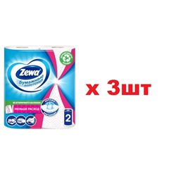 Zewa бумажные полотенца 2 рулона 2-х слойные Декор 3шт