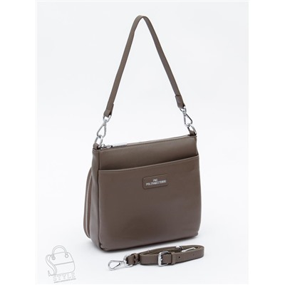 Сумка женская кожаная 2378Y d.apricot Polina&Eiterou