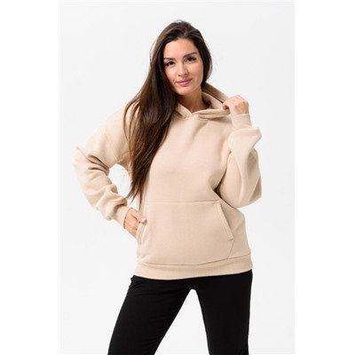 Толстовка женская оверсайз 14428 (Бежевый)