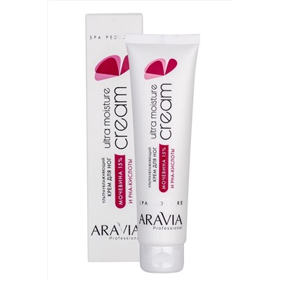 Aravia Крем для ног ультраувлажняющий с мочевиной (15%) и PHA-кислотами / Ultra Moisture Cream, 100 мл KRISTALLER, 1108282