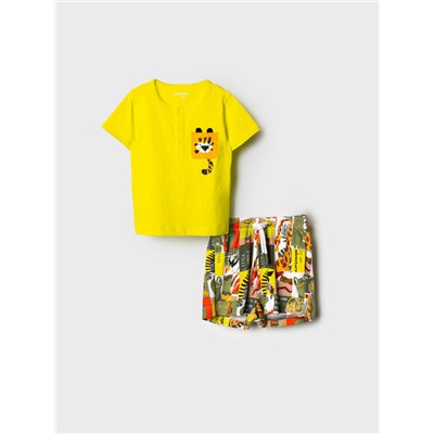 Комплект детский трикотажный для мальчиков: джемпер (футболка), шорты