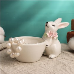 Подставка для мелочей TAKE IT EASY «Нежный кролик», 8×8×13 см, МИКС