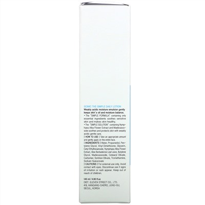 Scinic, The Simple Daily Lotion, pH 5.5, 4.9 fl oz (145 ml)