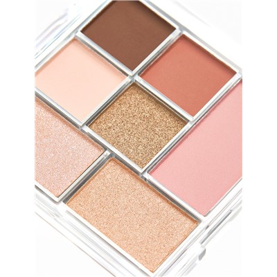 Профессиональная палетка теней для век Pink Explosion, 7 цветов