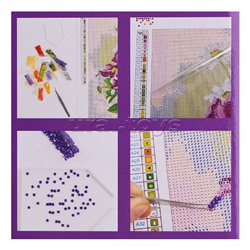 Кристальная (алмазная) мозаика "Под лунным светом" 40 х 50 см