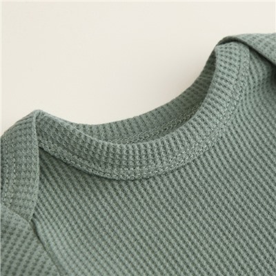 Набор боди 2 шт. SL HOME, рост 80-86 см, бежевый, оливковый