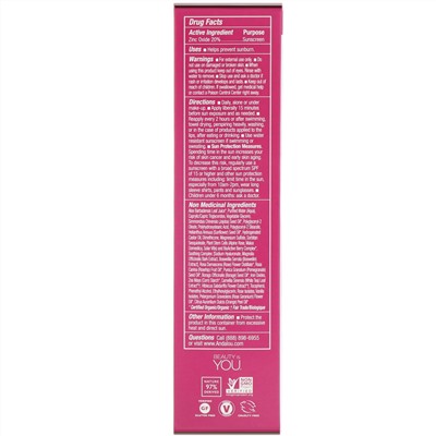 Andalou Naturals, CC 1000 Roses, тон + коррекция, для чувствительной кожи, SPF 30, легкий загар, 58 мл (2 жидк. унции)