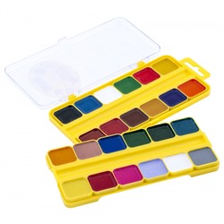 Краски акварельные медовые 24цв АККМФ24 без кисти пласт.уп Каляка-Маляка