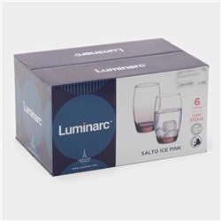 Стакан Luminarc SALTO, 350 мл, стекло, розовый