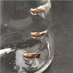 Бутылка с бугельной крышкой для настоек «Непробиваемая. 3 пули», 1 л