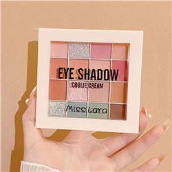 MISS LARA Палетка теней для век EYE SHADOW, 16 шт