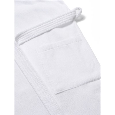 Халат махровый Этель, женский, р 50-52 цвет белый, 100% хлопок, 320 г/м²