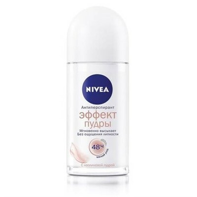 Дезодорант шариковый NIVEA Антиперспирант Эффект Пудры/Эффект Пудры Fresh женский, 50 мл (82280)