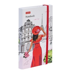 Записная книжка 80-50л А6ф "Увидеть Париж!" на гребне