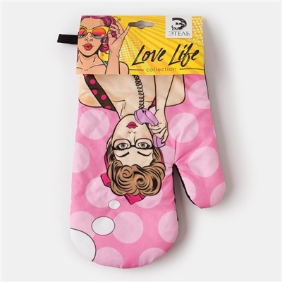 Варежка «Этель» Love Life «Горошек», 26×16 см, 100% п/э