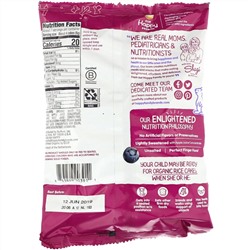 Happy Family Organics, Органические рисовые хлебцы, перекус из воздушного риса, голубика и свекла, 40 г (1,4 унции)