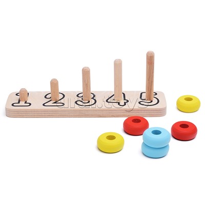 Пирамидка "Счеты" 15 дет.