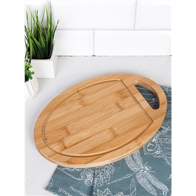 Доска разделочная 19х28х1,5 см / BGT-111 /уп 40/ бамбук