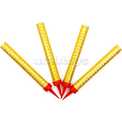 Свеча Фонтан для торта, 45 сек, 12 см, 4 шт.