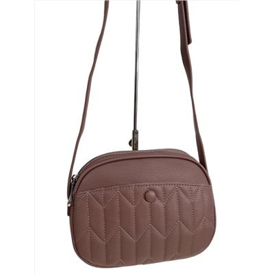 Женская сумка из искусственной кожи, цвет пудра