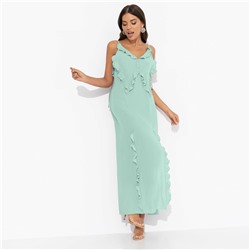 Платье с разрезом, Хорошо быть мной (мята)