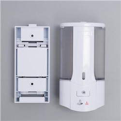 Диспенсер для жидкого мыла, сенсорный, 450 мл, белый