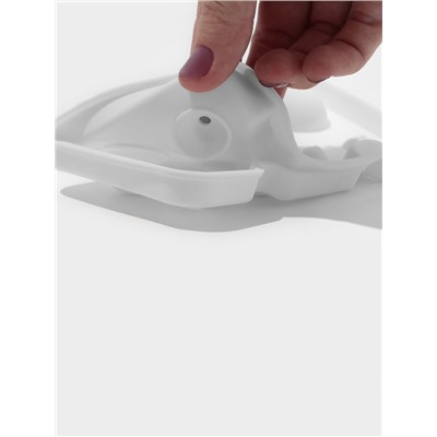 Форма для муссовых десертов и выпечки из 2 частей Доляна «Шарики», силикон, 13×8.5×3 см, 7 ячеек (d=1-3.5 см), белая