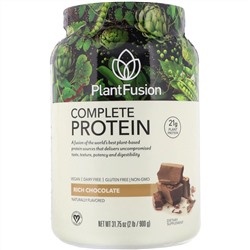 PlantFusion, Complete Protein, насыщенный шоколад, 900 г (2 фунта)