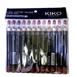 Косметический карандаш для губ KIKO Long Lasting Colour с точилкой (12 шт)