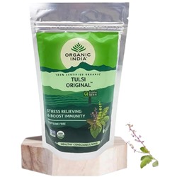 Organic India Tulsi Original / Тулси Ориджинал Напиток на Основе Листьев Священного Базилика 100 г