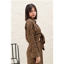 Костюм женский  SET001/07/Черный, коричневый