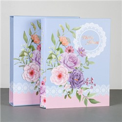 Фотоальбом 200 фото 10х15 Цветы / MX2-409 /уп 36/