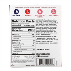 Lenny & Larry's, The BOSS Cookie,   Triple  Chocolate Chunk, 12 Cookies, 2 oz (57 g) Each