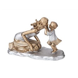 Фигурка МАМА С ДОЧКОЙ 15,5*6,5*10см Lefard