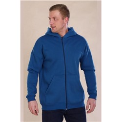 Толстовка 889 с начёсом Zipper (Индиго)