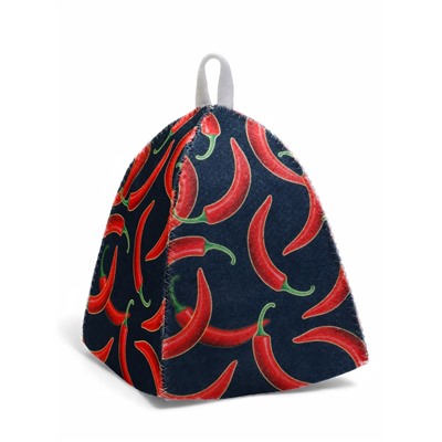 Шапка для бани и сауны «Перец», полиэфир, шерсть, «Добропаровъ»