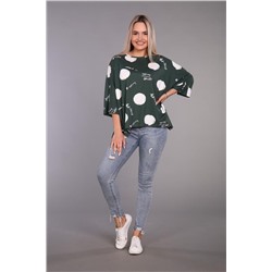 Футболка "Скалли" (Темный хаки)