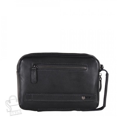 Клатч мужской кожаный 4038-1TR black Tough Ruder