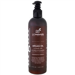 Artnaturals, Несмываемый кондиционер с органическим аргановым маслом, Лечебная формула, 12 унций (354,9 мл)