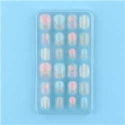 УЦЕНКА Детские накладные ногти «Зайка», 24 шт.