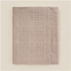 Полотенце вафельное SL HOME: Chess «Саббиа», 90×150 см, хлопок 100%, коричневое